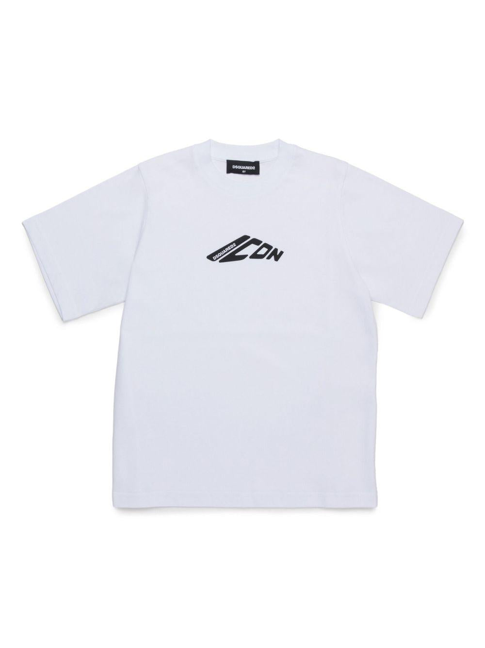 T-shirt bianca Icon per bambino