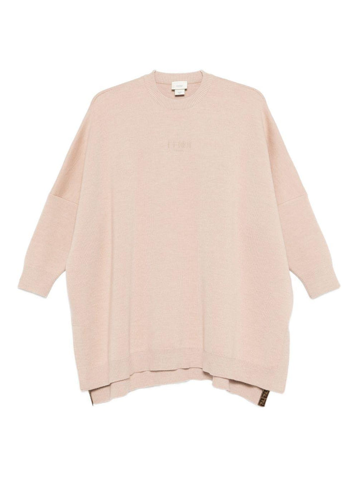 Maglione beige per bambina JFG229AUKU F1P2N Fendi Kids