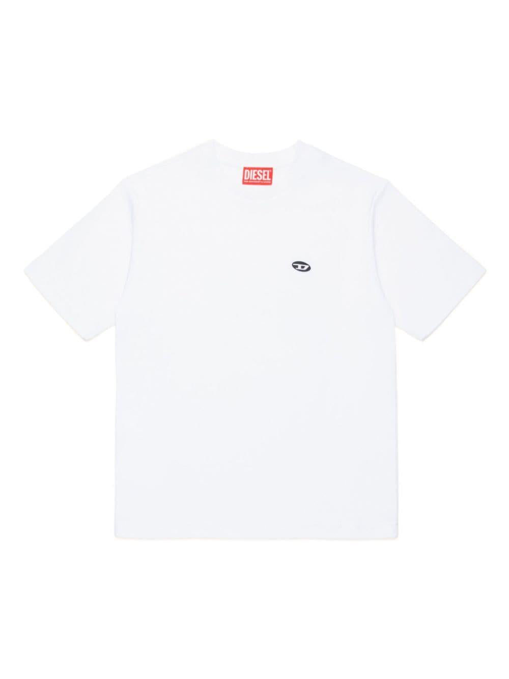 White cotton t-shirt for children