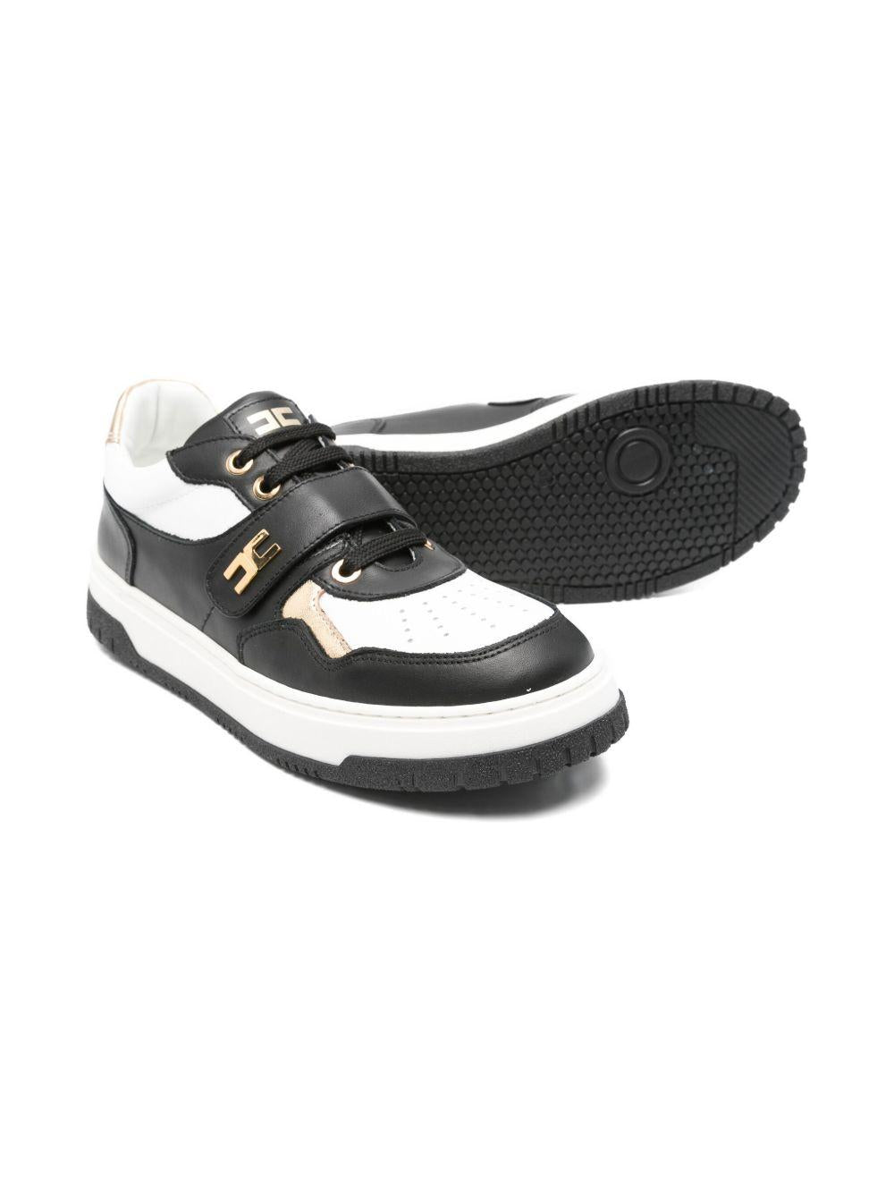 Sneakers bianco/nero per bambina F4A9E03441251A780 A780 Elisabetta Franchi Kids