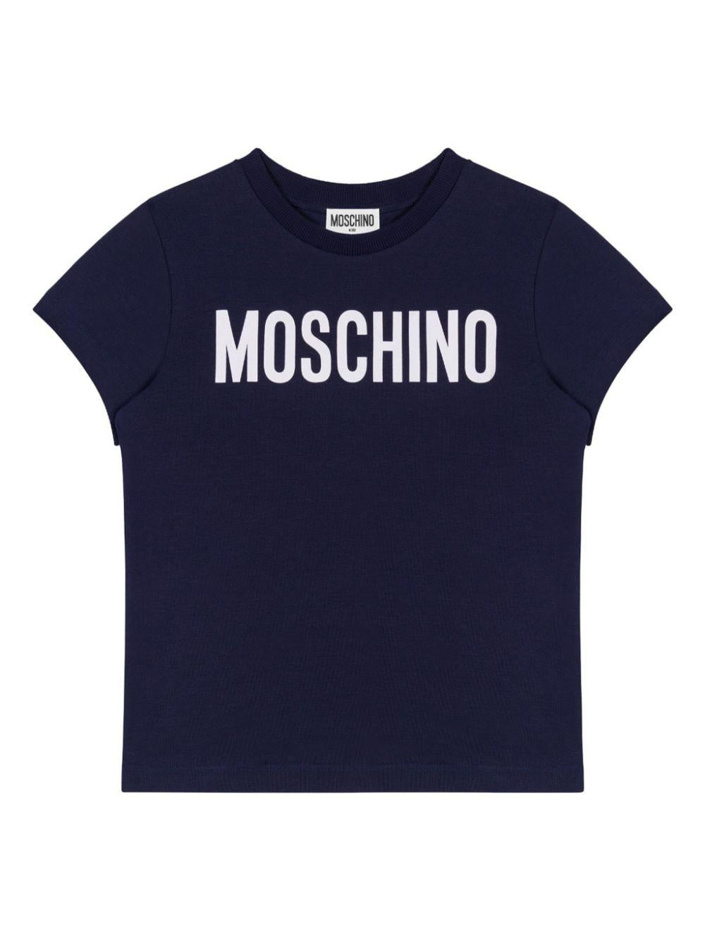 Blue cotton t-shirt for boys