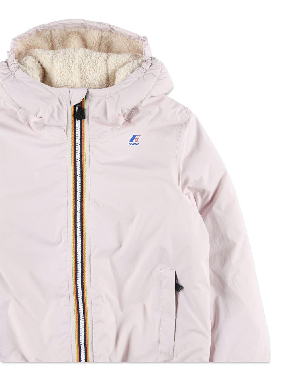Giubbotto rosa per bambina K7142TW W7G K-Way Kids