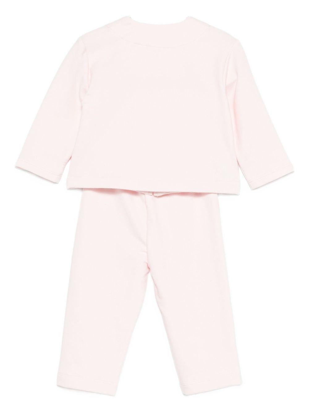 Completo rosa per neonata A25GDF0015M0100 3030 Il Gufo