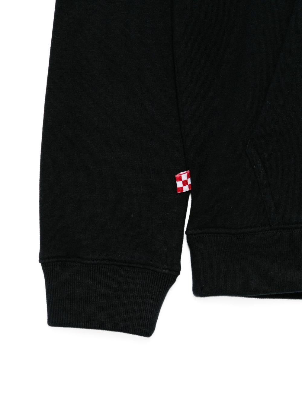 Felpa nera per bambino OLI0001 00866I MC2 Saint Barth Kids