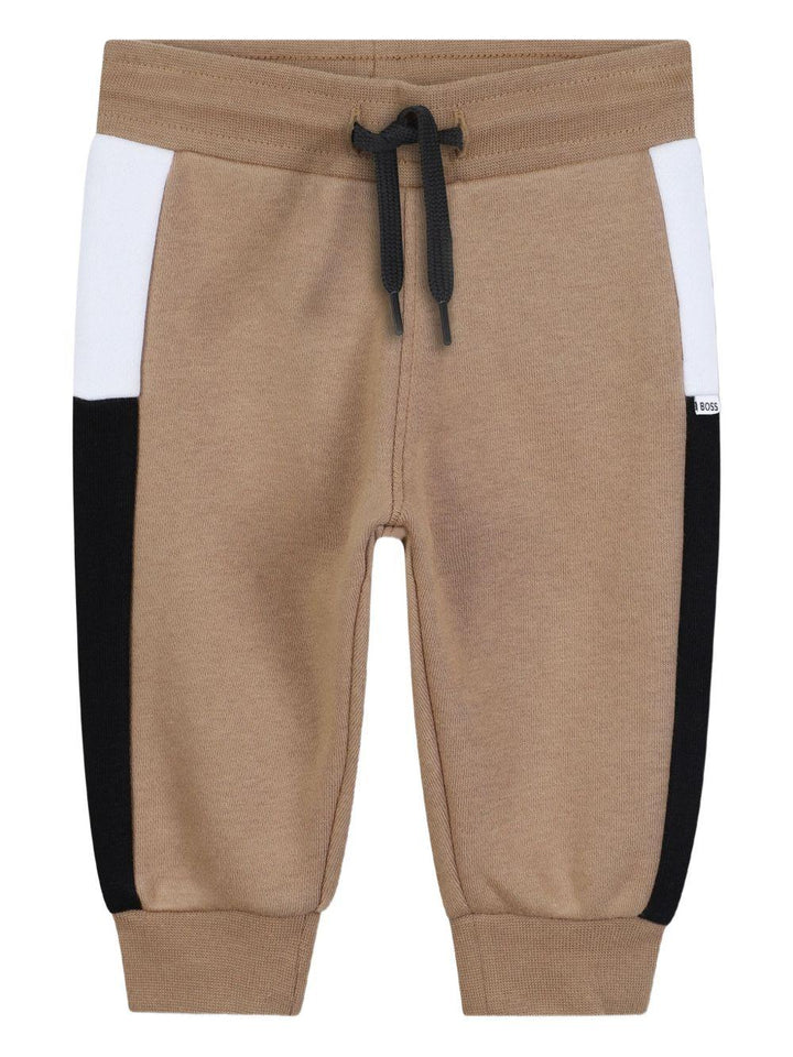 Pantalone marrone/bianco/nero per neonato J52429 269 Boss Kids