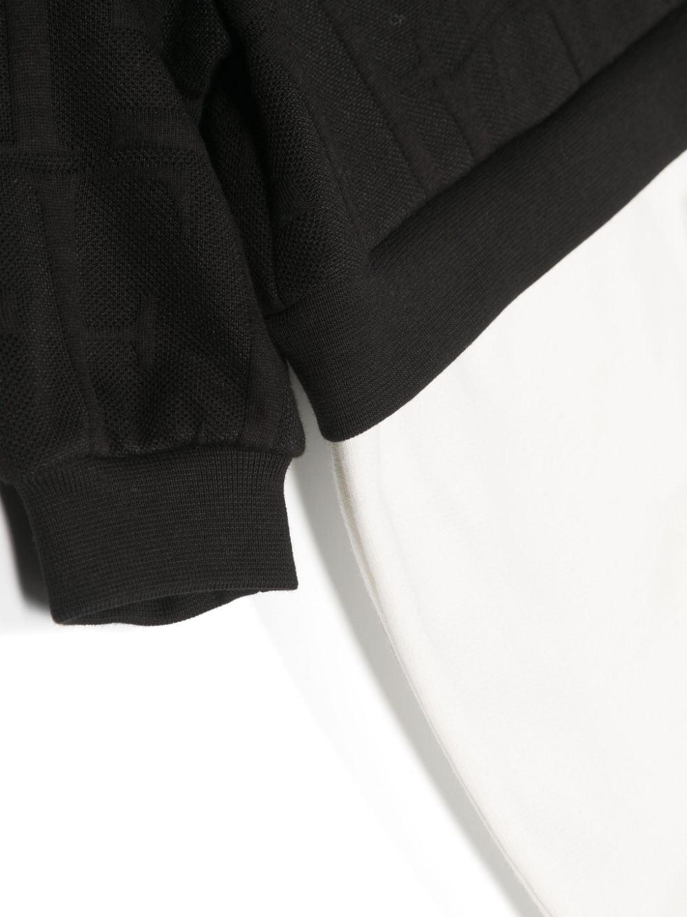 Black and white onesie for newborns