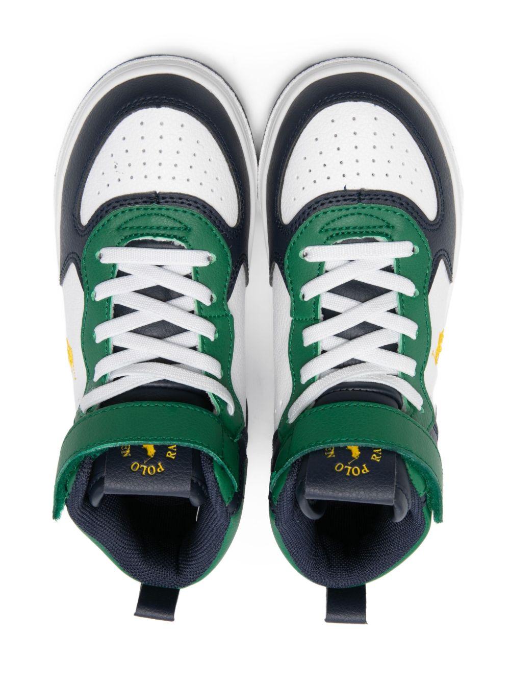 Sneakers blu/verde/bianco per bambino RL03550410 MAS Ralph Lauren Kids