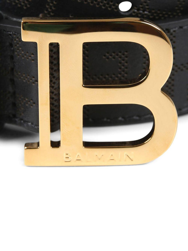 Cintura nera per bambina BW0Q31Z0847 930OR Balmain Kids