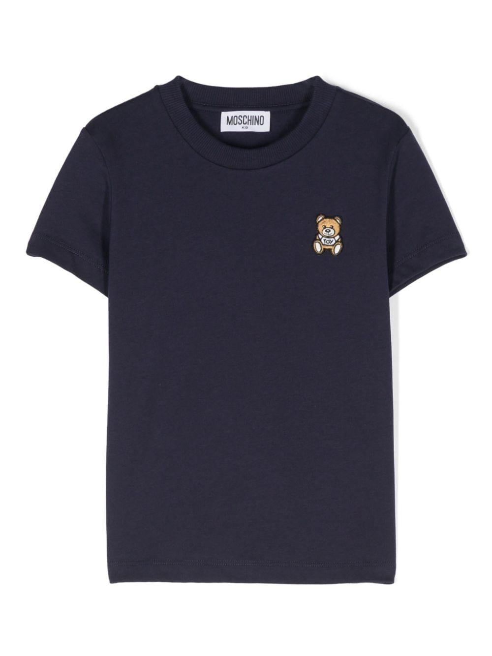 Blue cotton t-shirt for boys
