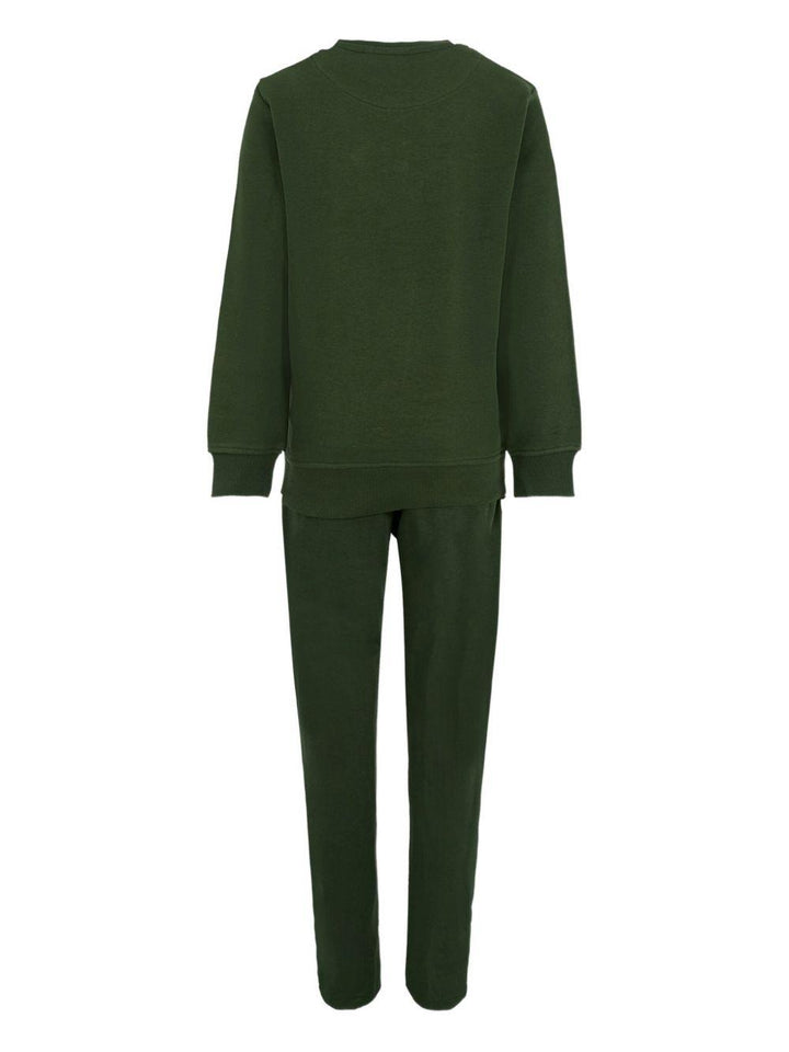 Completo sportivo verde per bambino TBA25008CF PIN Trussardi Kids