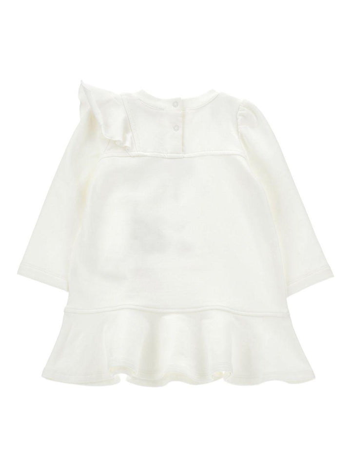 Abito bianco per neonata 39F9036004 0001 Monnalisa Kids