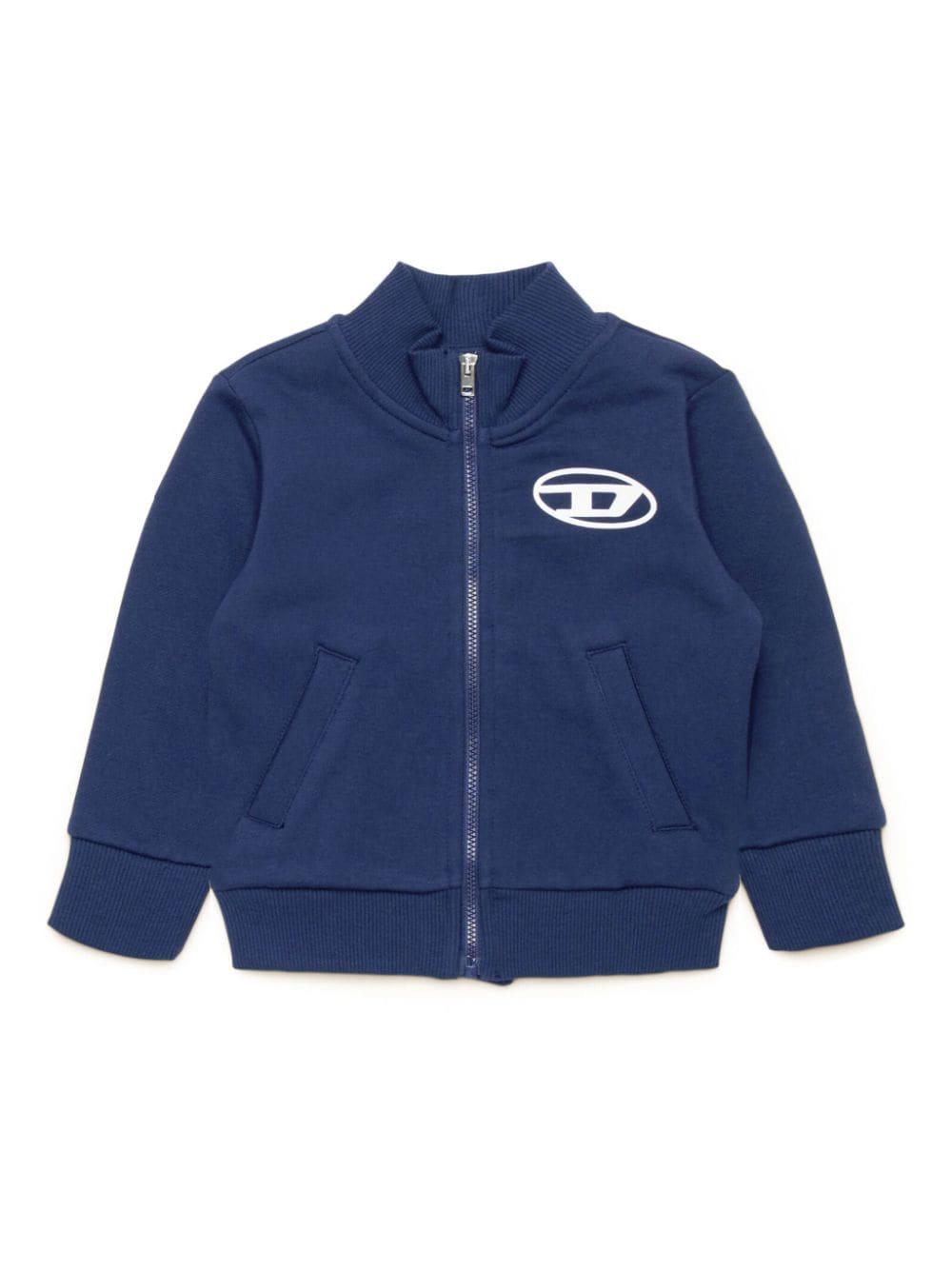 Blue cotton baby sweatshirt