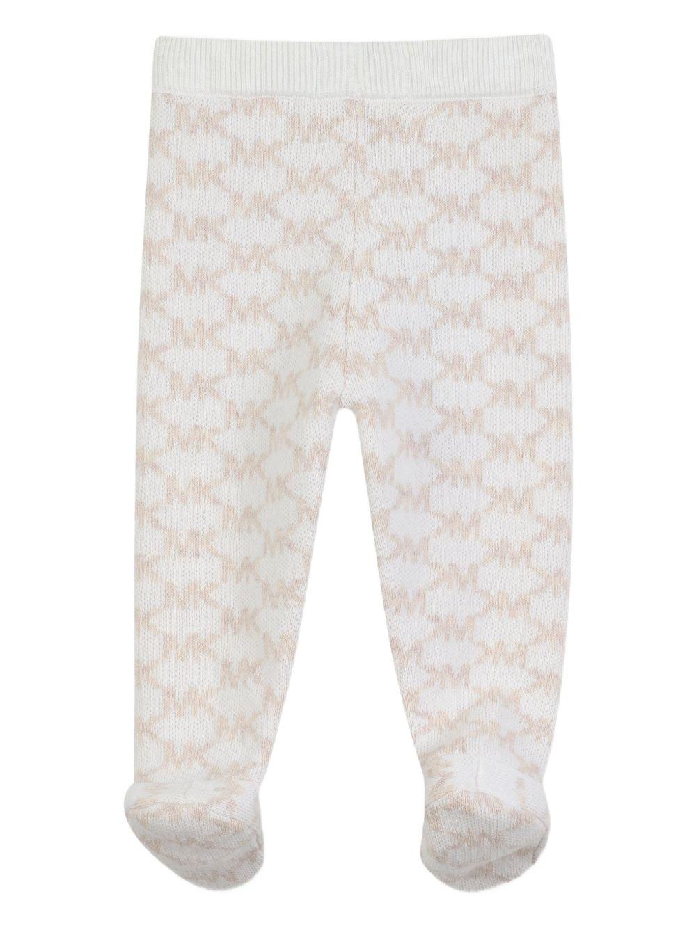 Completo bianco/oro per neonata R30501 N52 Michael Kors Kids