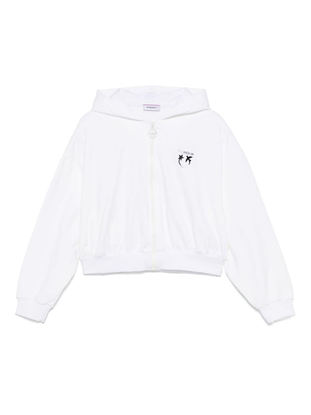 White sweatshirt for girls