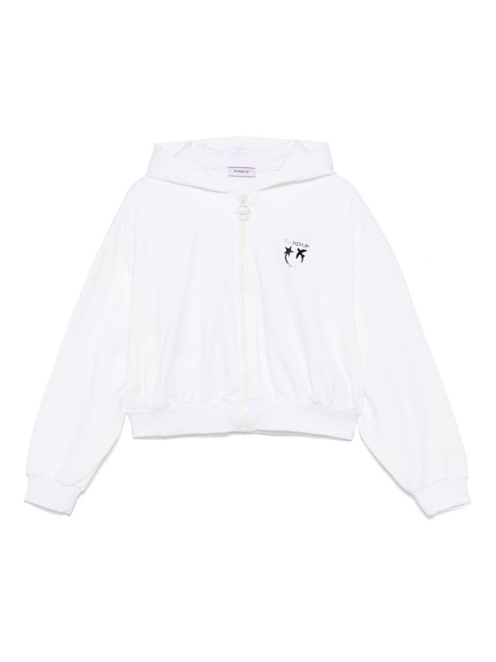White sweatshirt for girls