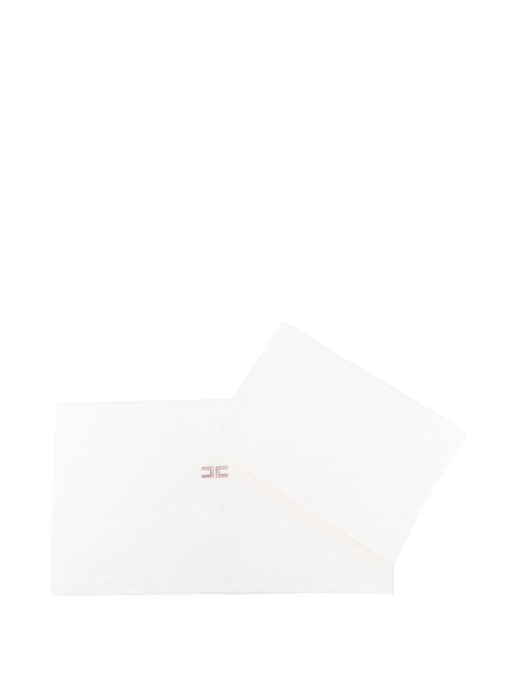 Lenzuola bianca per neonato ENLE018CCA270 D750 Elisabetta Franchi Kids