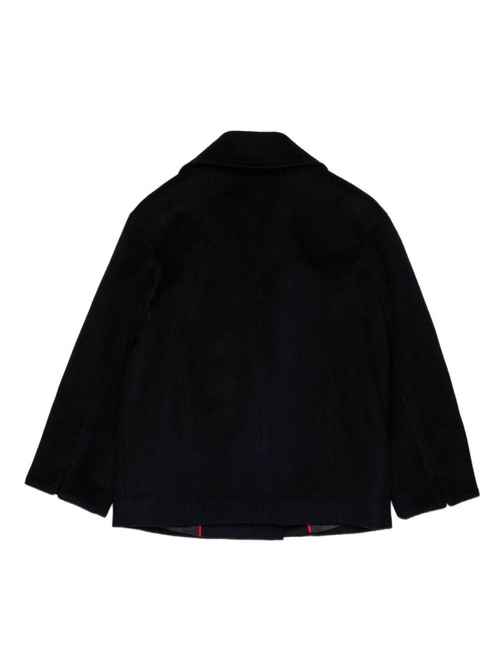 Cappotto nero per bambina MX0229MX052 MX900 Max&co Kids
