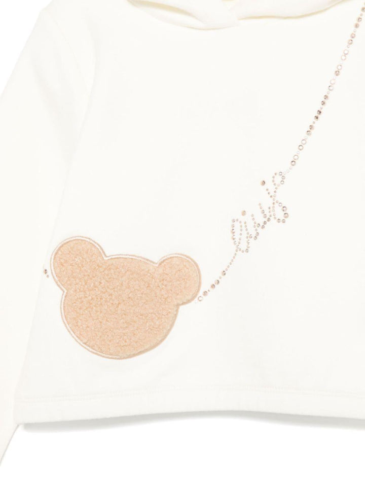 White sweatshirt for girls