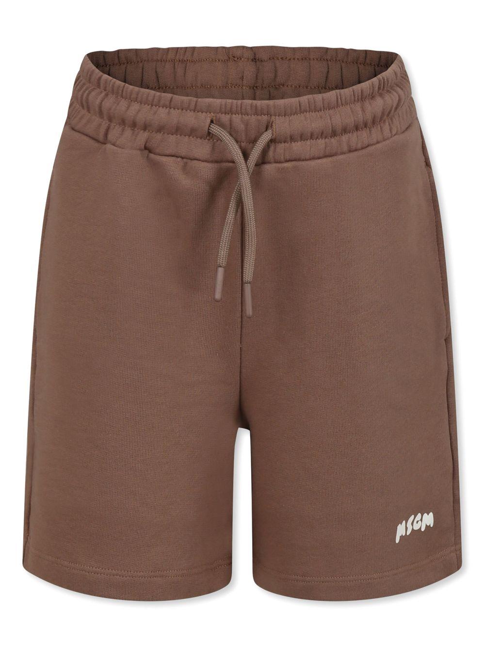 Light brown Bermuda shorts for kids