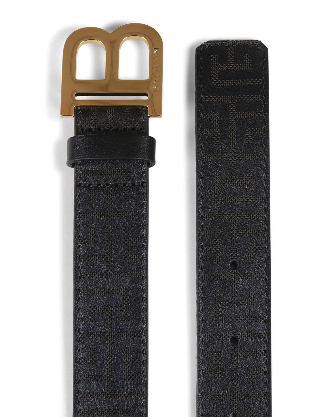Cintura nera per bambina BW0Q31Z0847 930OR Balmain Kids