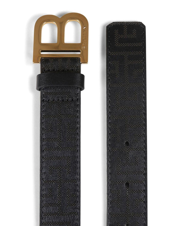 Cintura nera per bambina BW0Q31Z0847 930OR Balmain Kids