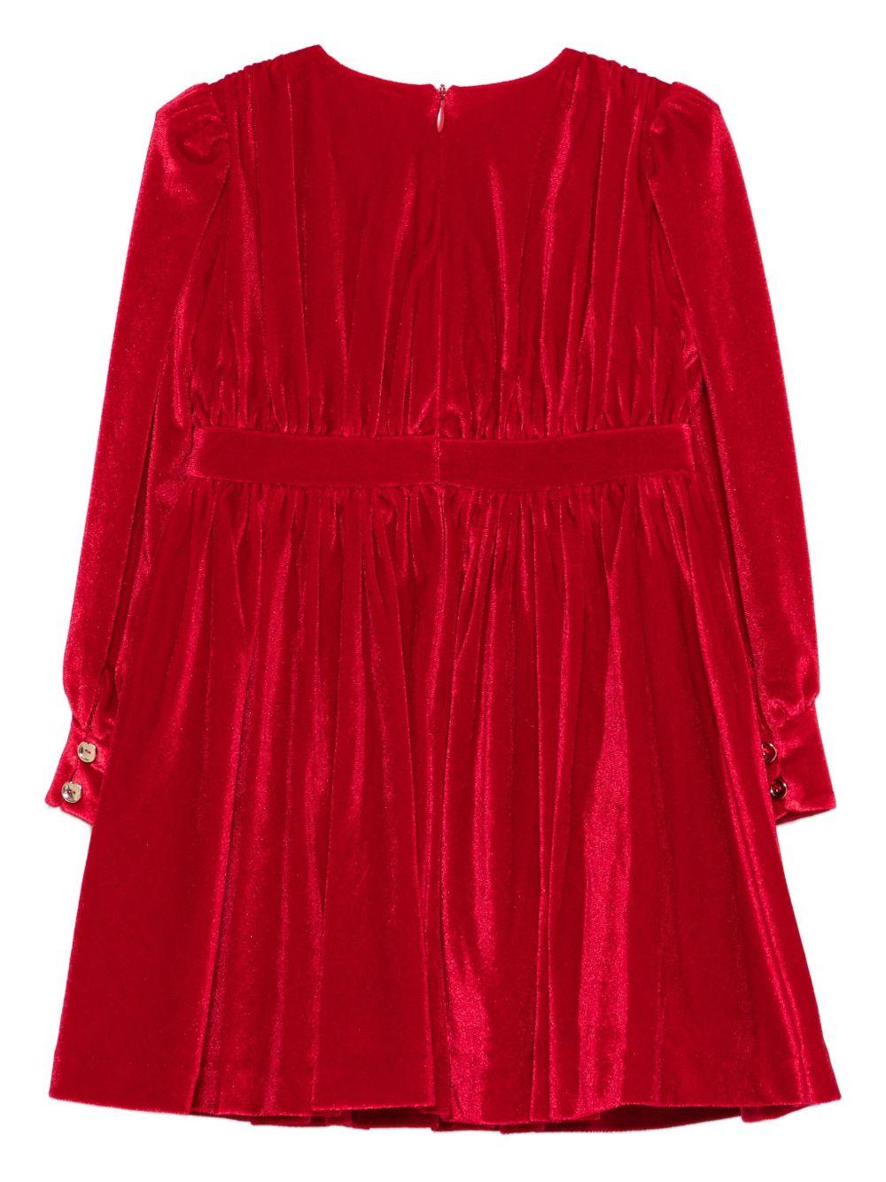 Abito rosso per bambina 5528 002 Abel & Lula