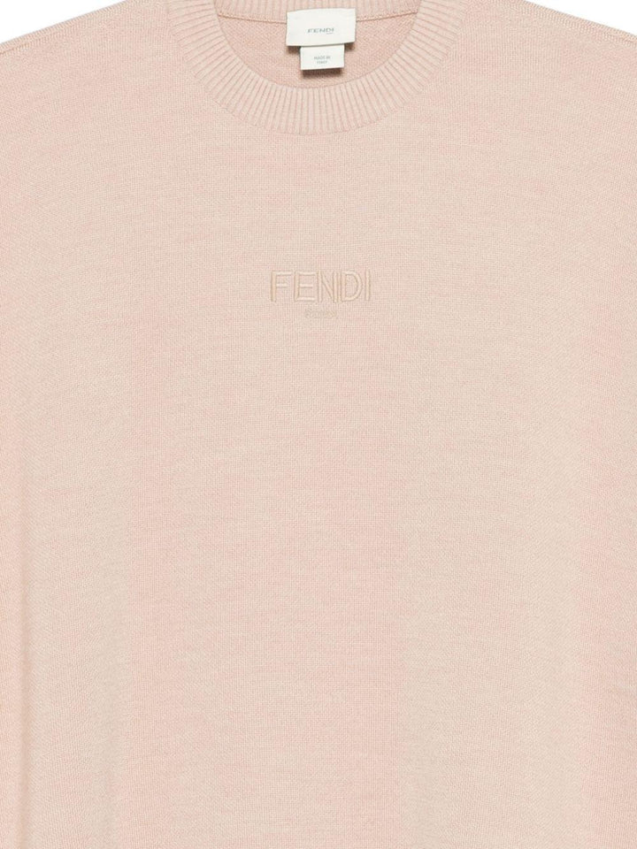 Maglione beige per bambina JFG229AUKU F1P2N Fendi Kids