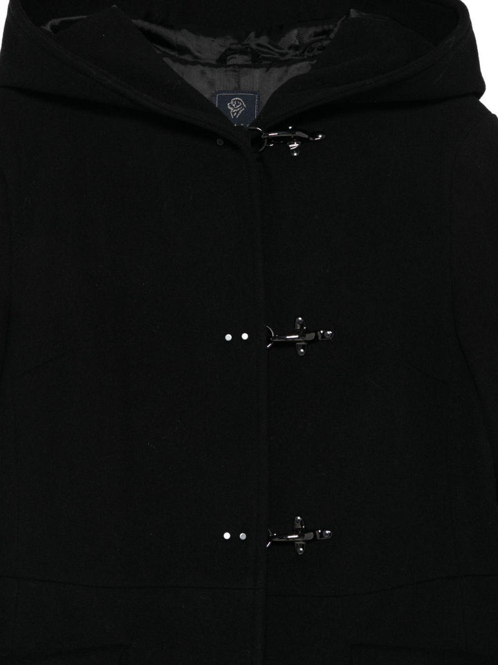 Cappotto nero per bambina FX2A00E0226 930 Fay Kids