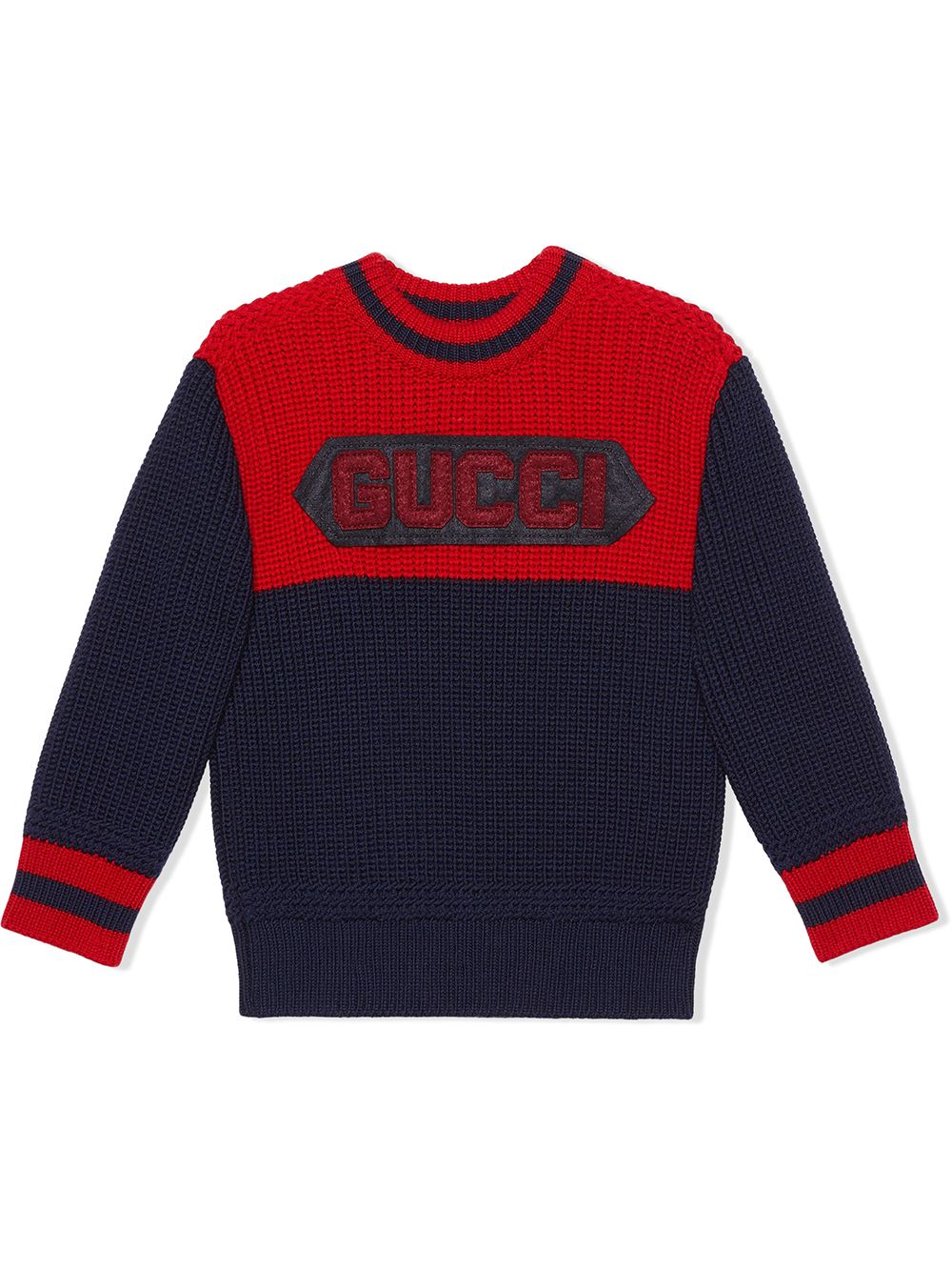 Blue and red sweater for boys