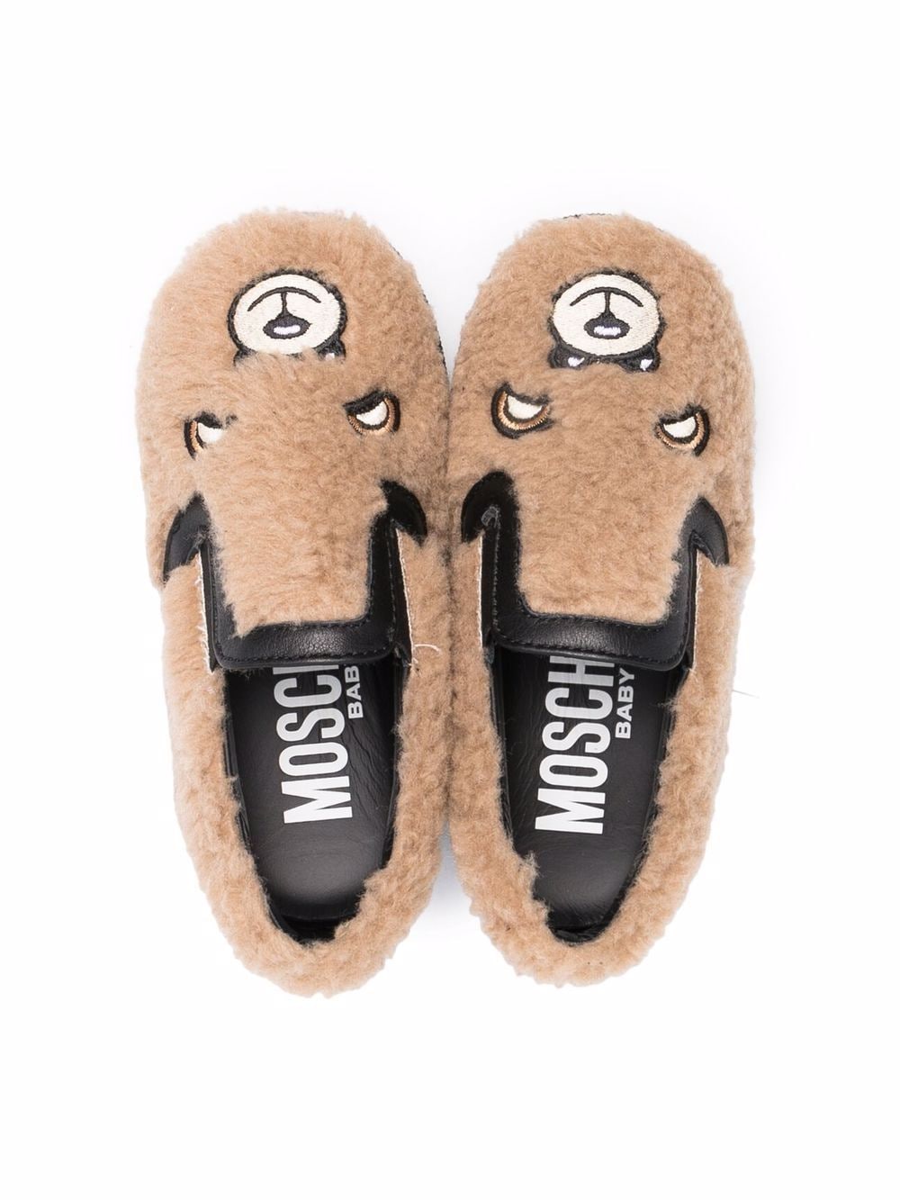 Beige slippers for children