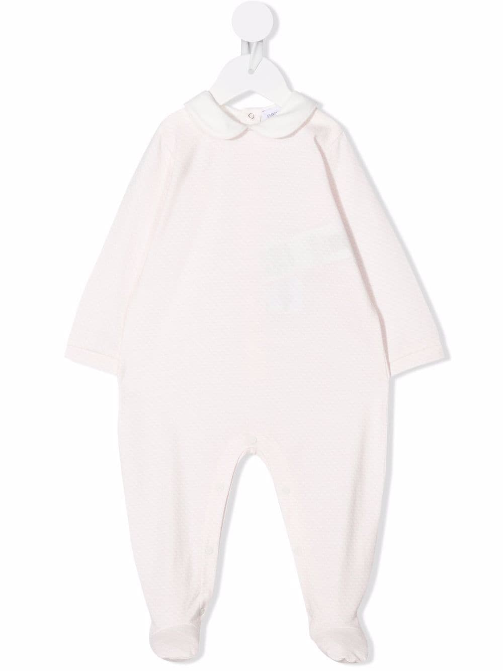 White pajamas for baby girls