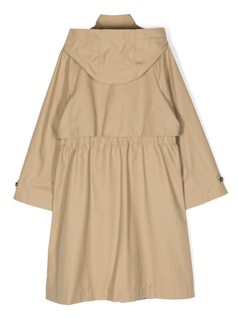 Trench beige per bambina con logo JFA154AG1W F1F4G Fendi Kids 