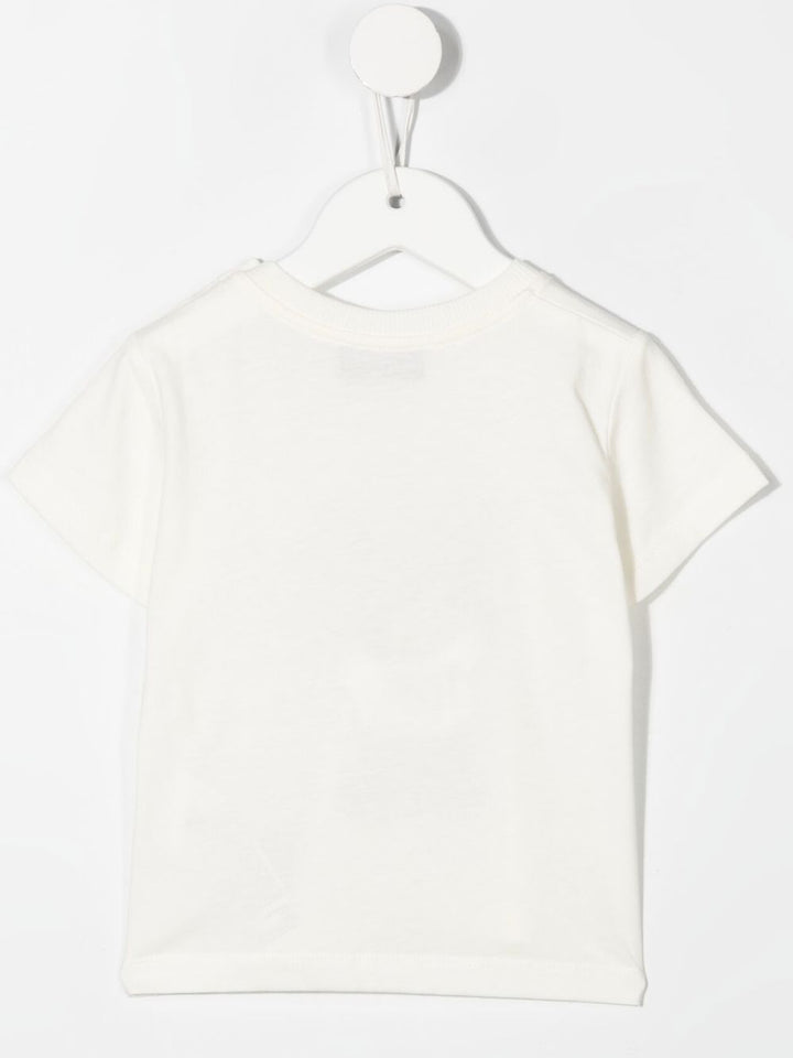 White t-shirt for babies with logo