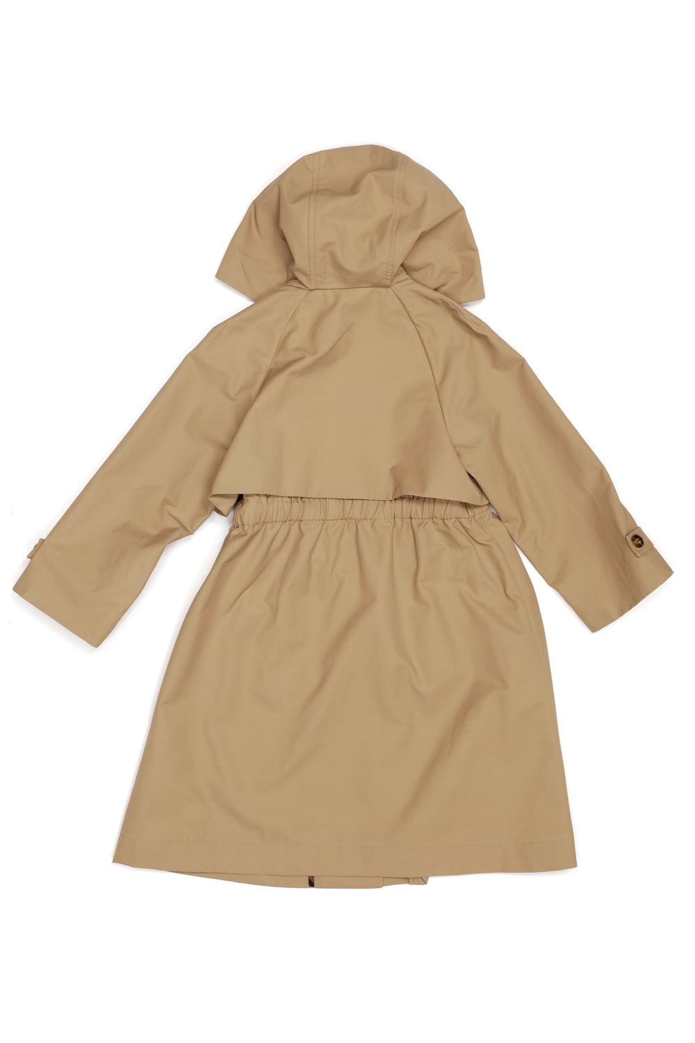 Trench beige per bambina con logo JFA154AG1W F1F4G Fendi Kids 