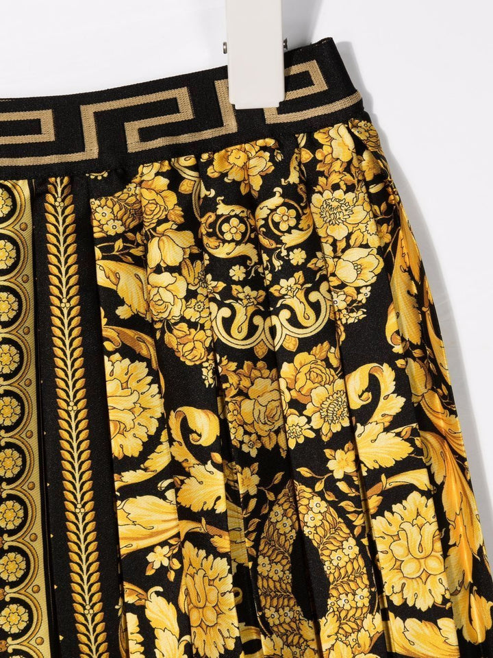 Black and gold skirt for girls