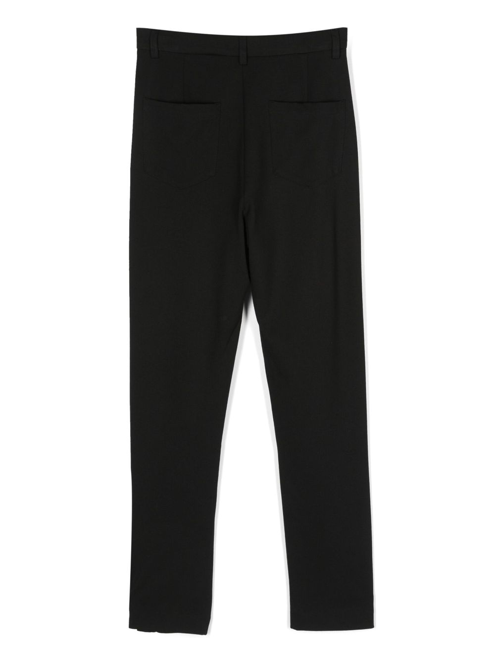Black trousers for girls with gold buttons