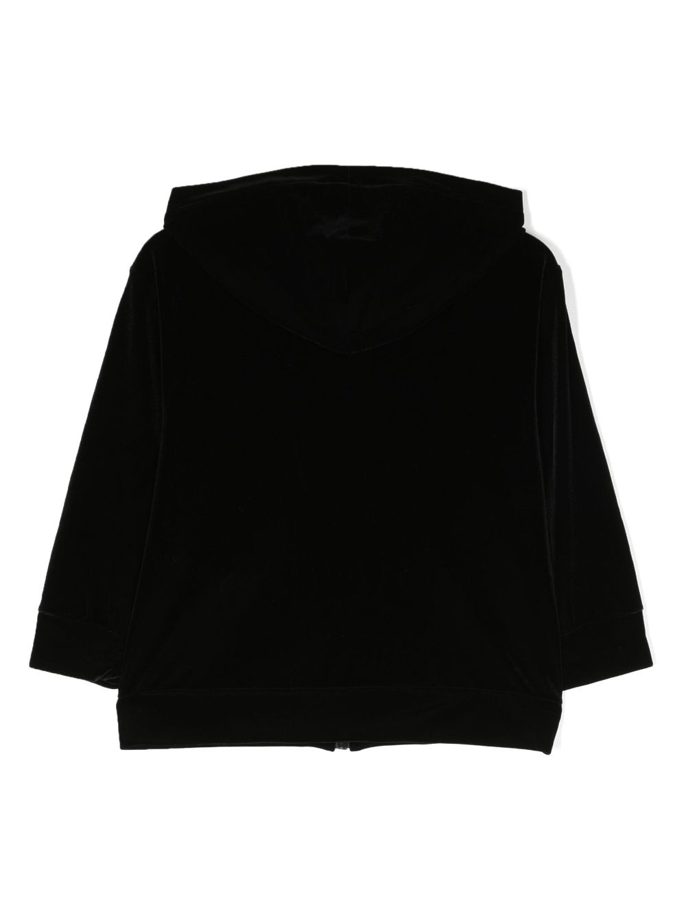 Black sweatshirt for girls with logo