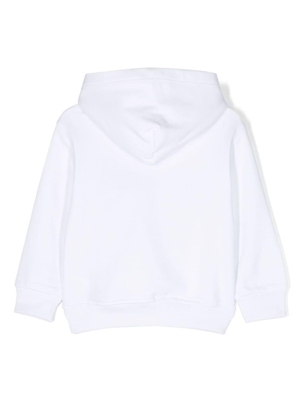 White hooded sweatshirt for boys