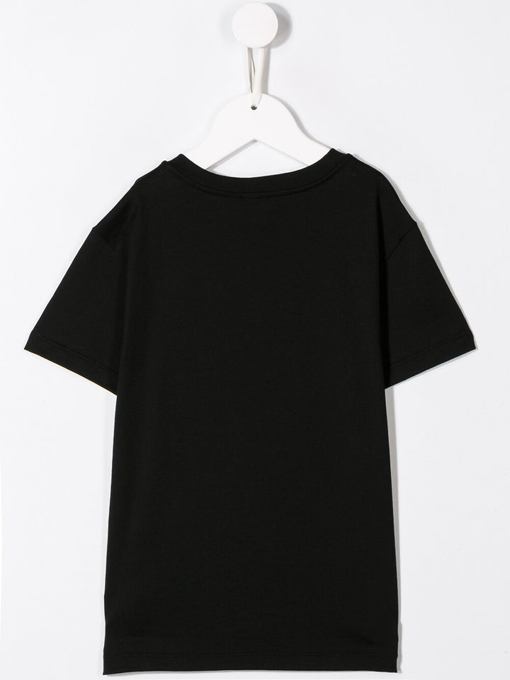 T-shirt nero per bambino L4JT7NG7STN N0000 Dolce & Gabbana Kids 