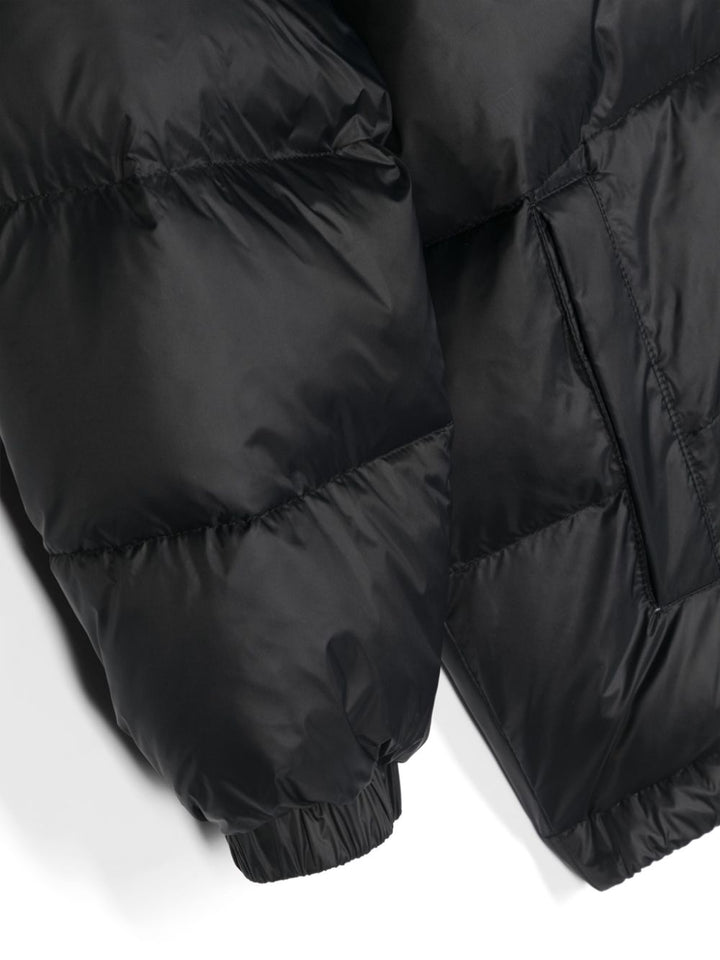 Black padded jacket for children