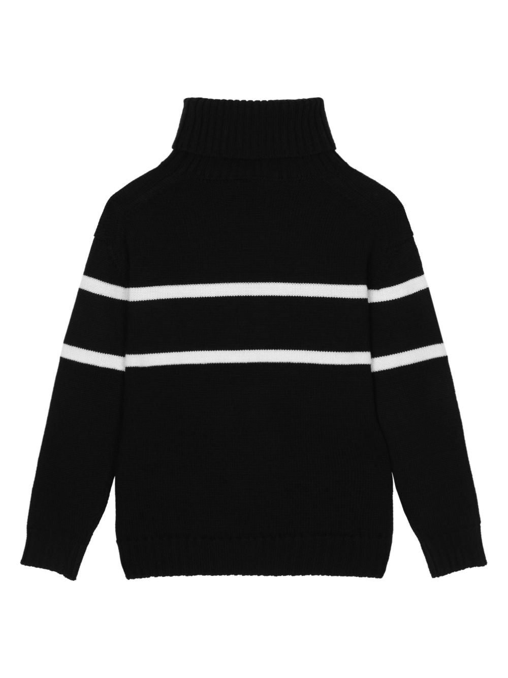 Black sweater with logo for boys