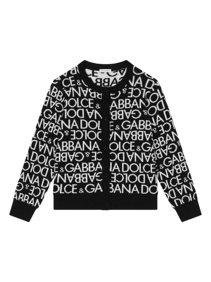 Black and white cardigan for girls