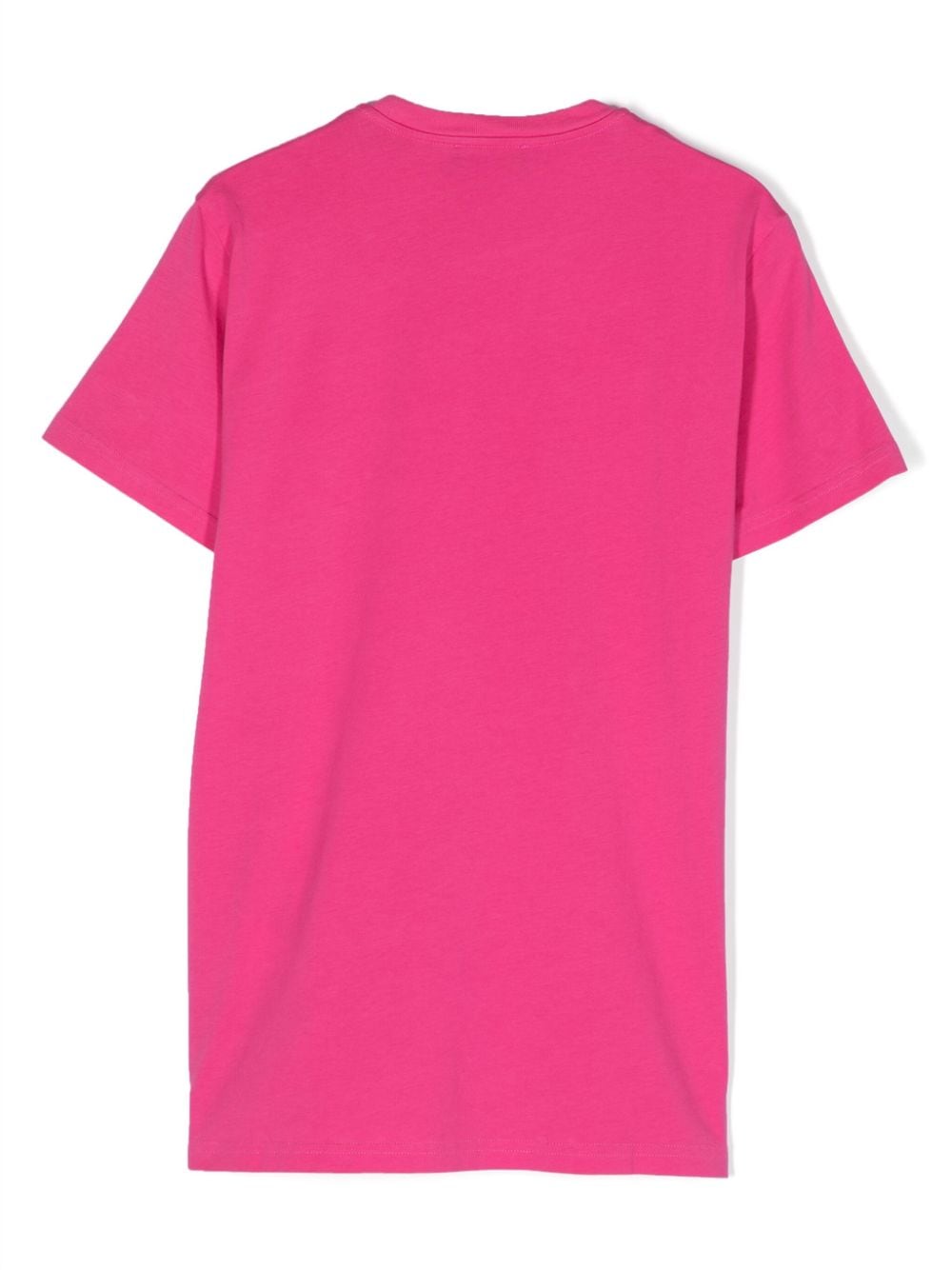Fuchsia t-shirt for boys with ICON print