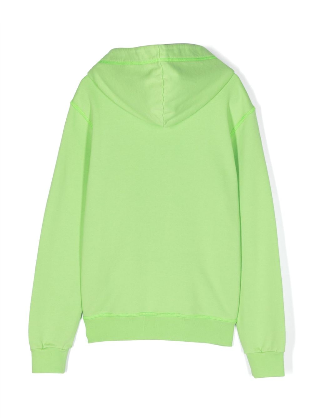 Green sweatshirt for boys with ICON logo