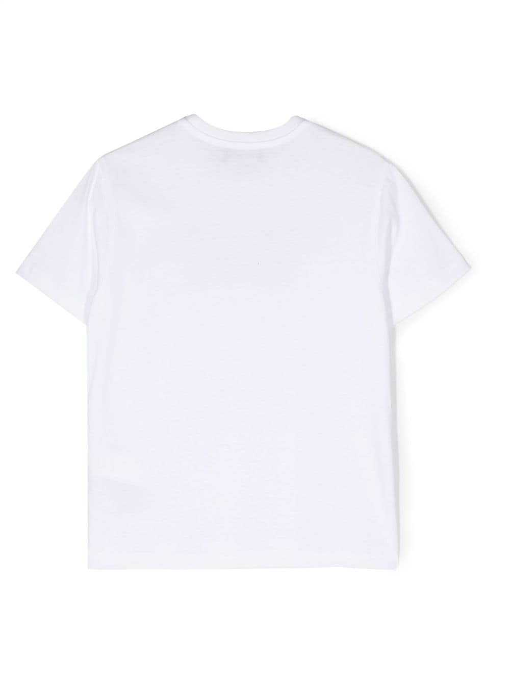 T-shirt bianca per bambino con stampa