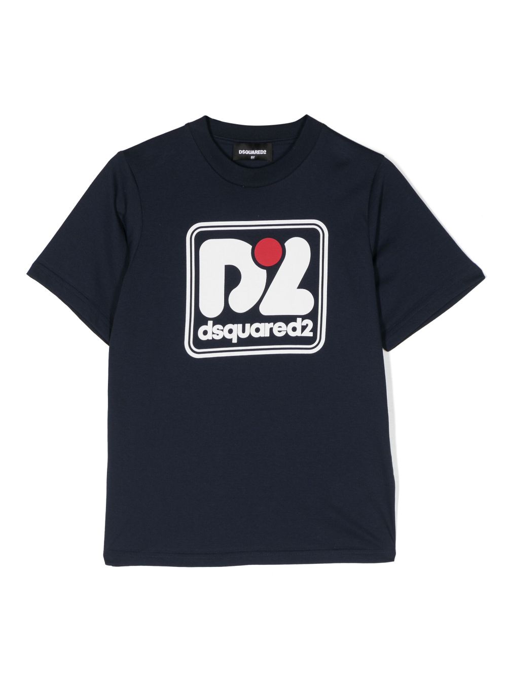 Blue t-shirt for boys with logo