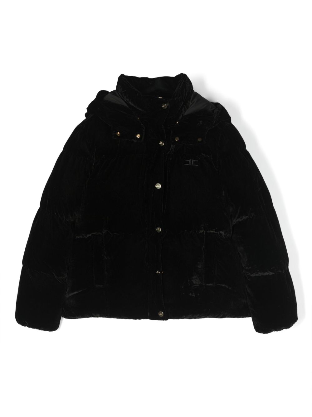 Black velvet bomber jacket for girls