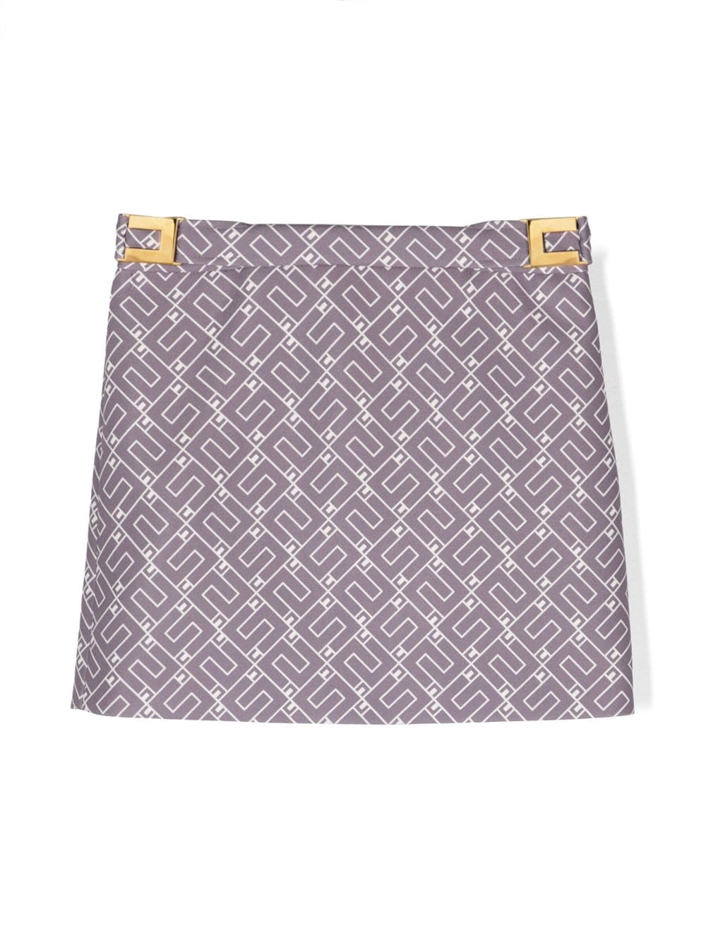 Purple and white skirt for girls
