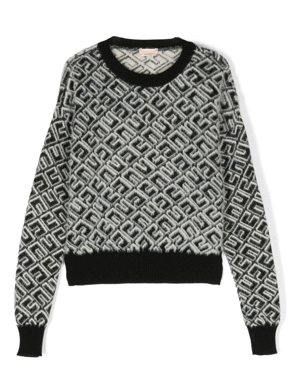 Black and white sweater for girls