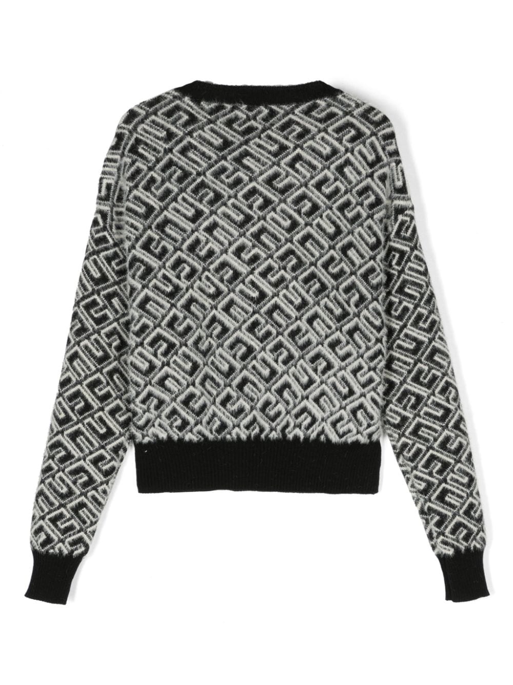 Black and white sweater for girls